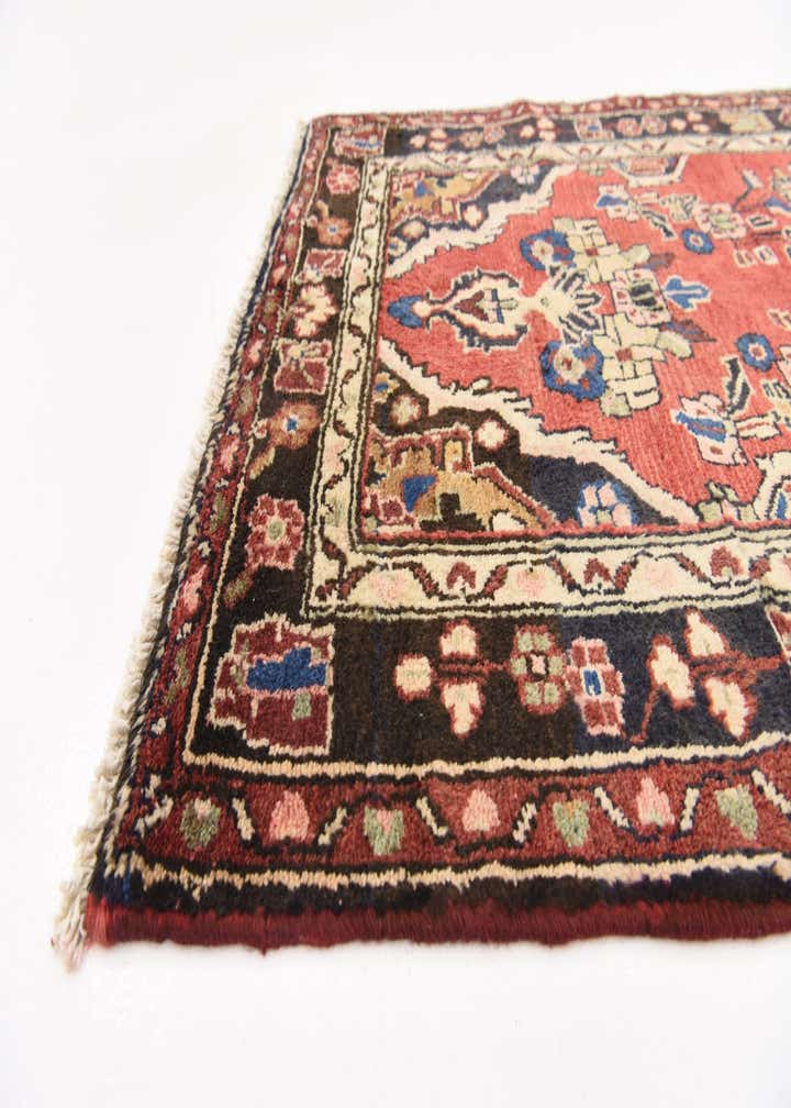 3' 2 x 11' Hand Knotted Khamseh Persian Wool Runner Rug