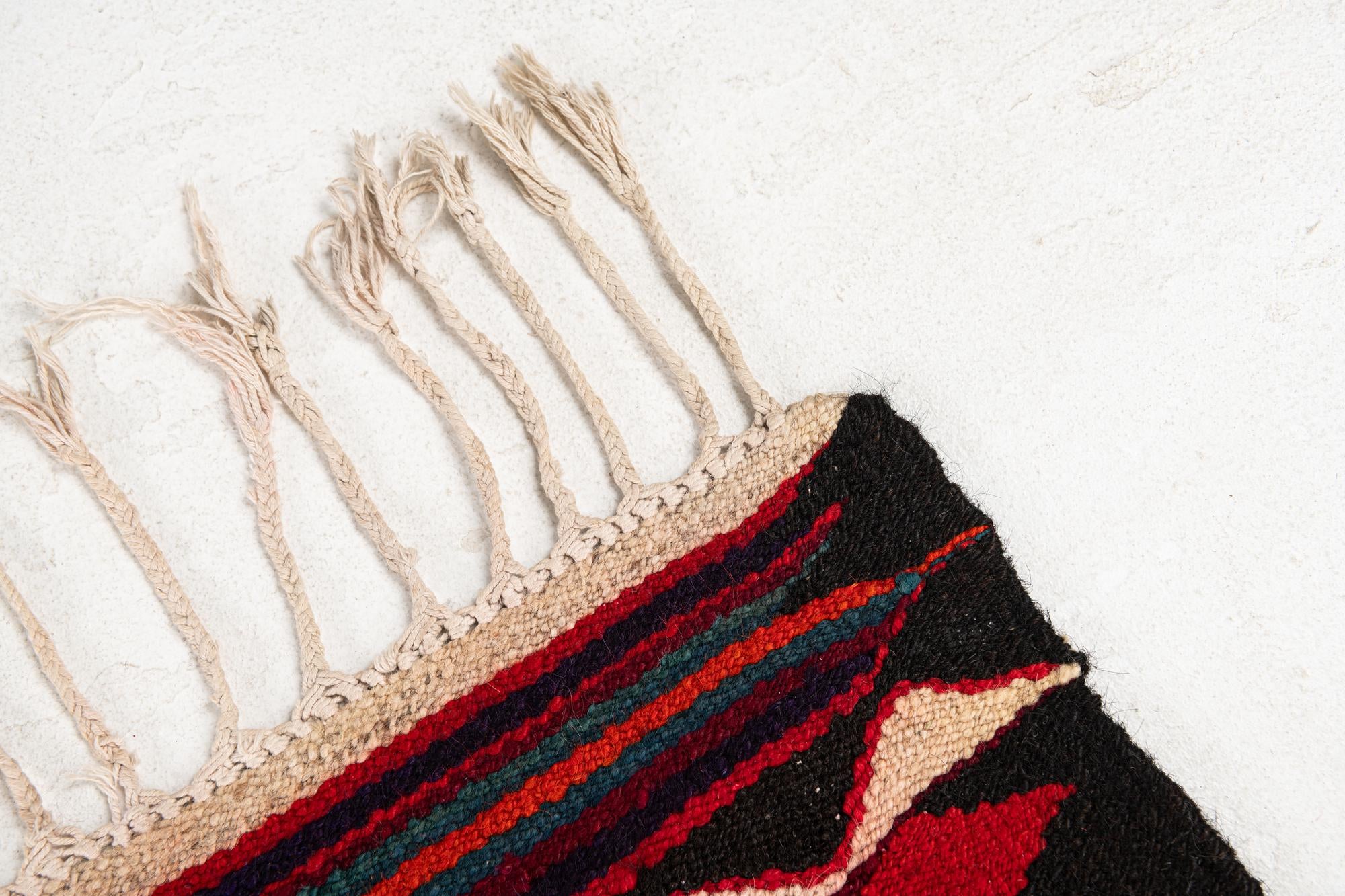 4' 10 x 8' 10 Hand Woven Kilim Fars Wool Runner Rug