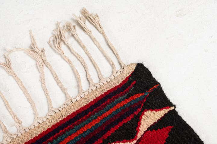 4' 10 x 8' 10 Hand Woven Kilim Fars Wool Runner Rug