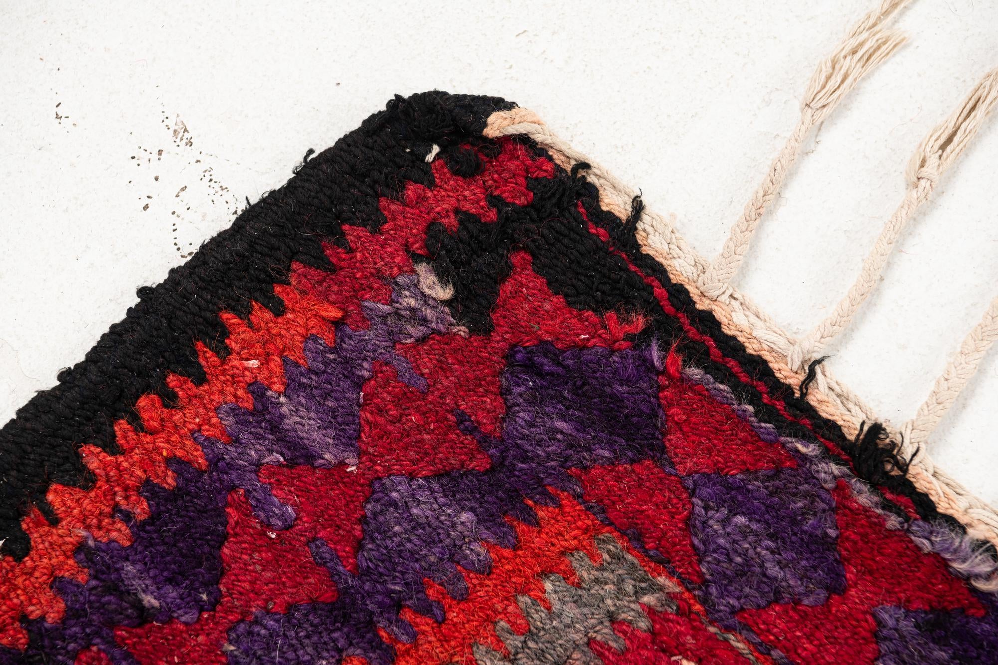 4' 4 x 8' 4 Hand Woven Kilim Fars Wool Runner Rug
