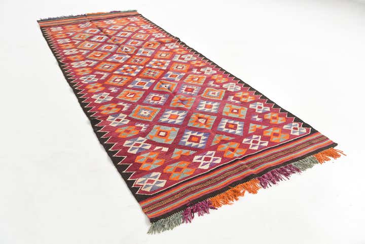135cm x 340cm Handgeknüpft Kilim Fars Persisch Wolle Läufer Teppich