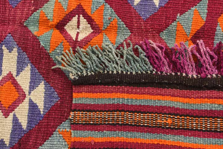 135cm x 340cm Handgeknüpft Kilim Fars Persisch Wolle Läufer Teppich