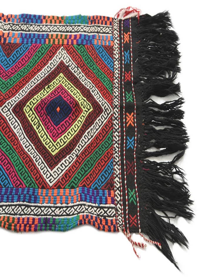 Detail image of 2' 3 x 8' 6 Hand Knotted Kilim Fars Persian Wool Runner Rug