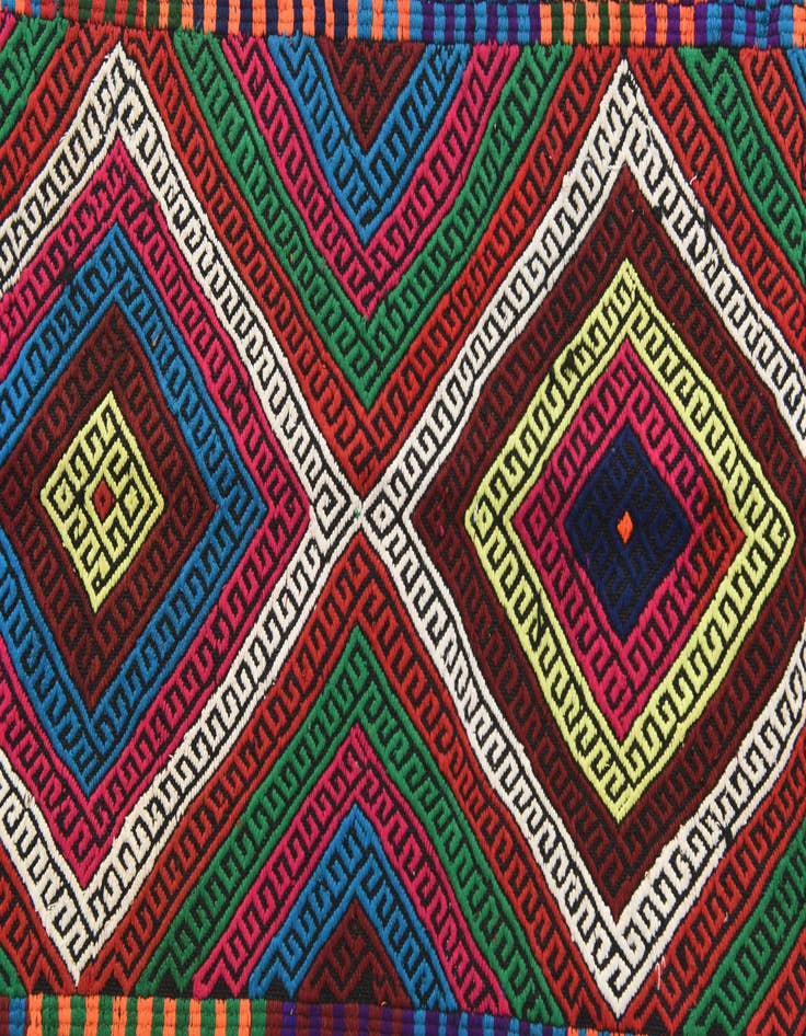 Detail image of 2' 3 x 8' 6  Hand Knotted Kilim Fars Persian Wool Runner Rug