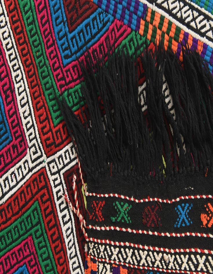 Detail image of 2' 3 x 8' 6  Hand Knotted Kilim Fars Persian Wool Runner Rug