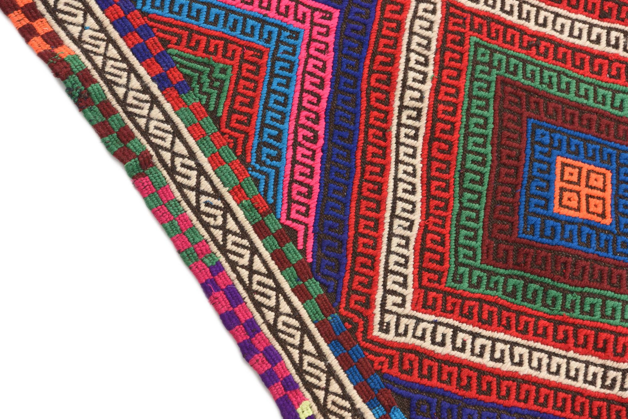 2' 2 x 8' 4 Hand Knotted Kilim Fars Persian Wool Runner Rug