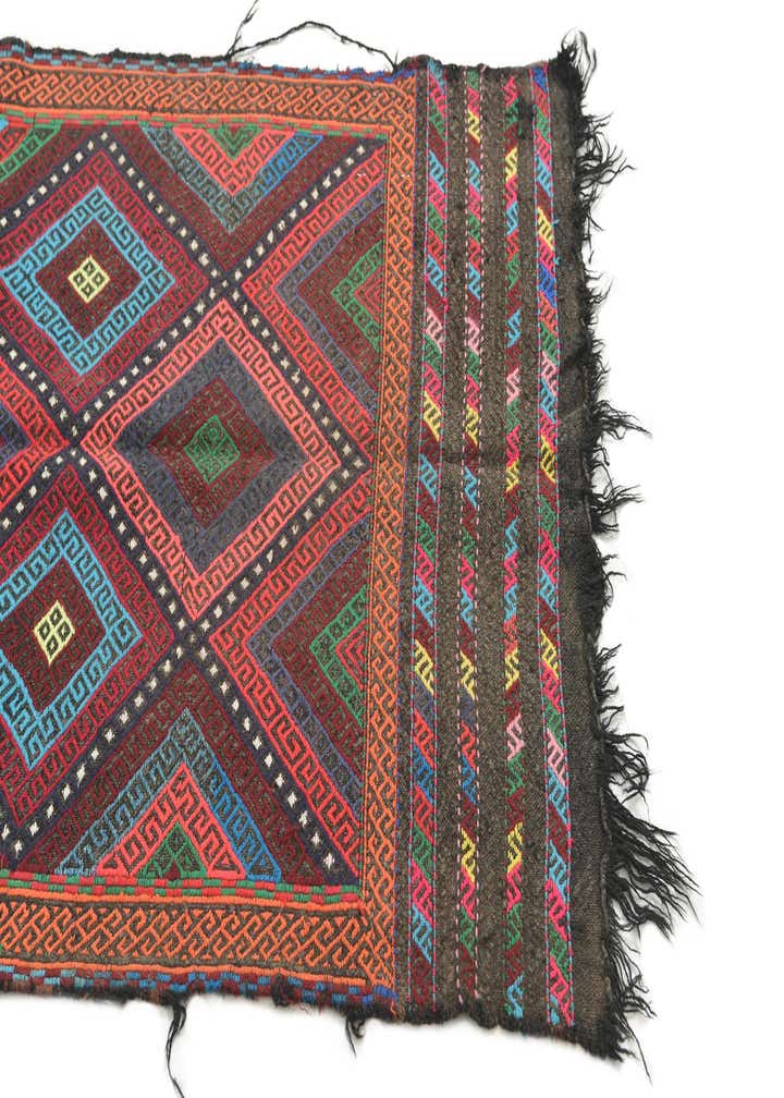 2' 1 x 8' 1 Hand Knotted Kilim Fars Persian Wool Runner Rug