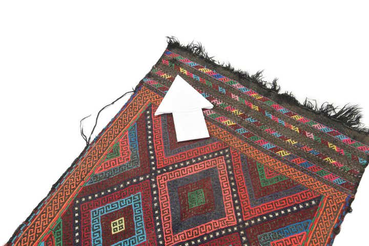 2' 1 x 8' 1 Hand Knotted Kilim Fars Persian Wool Runner Rug