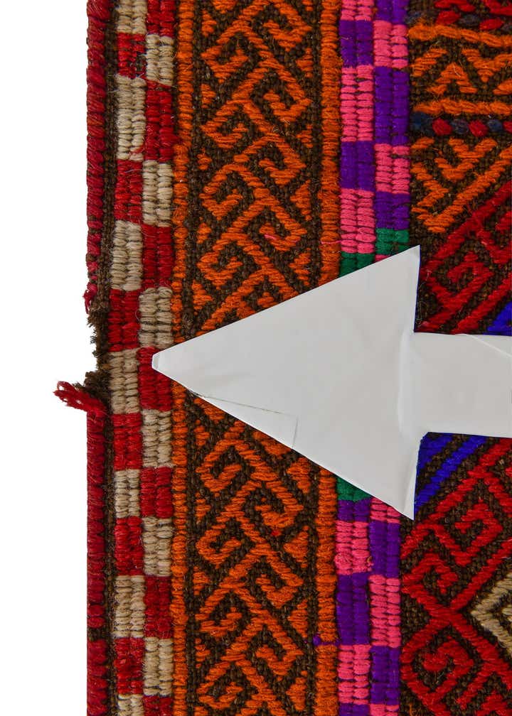 2' 2 x 7' 5 Hand Knotted Kilim Fars Persian Wool Runner Rug