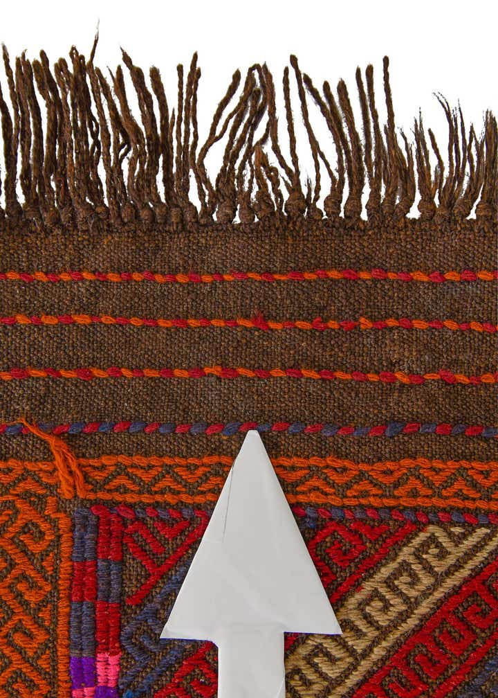 2' 2 x 7' 5 Hand Knotted Kilim Fars Persian Wool Runner Rug