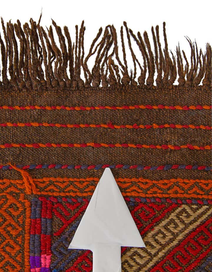 2' 2 x 7' 5 Hand Knotted Kilim Fars Persian Wool Runner Rug