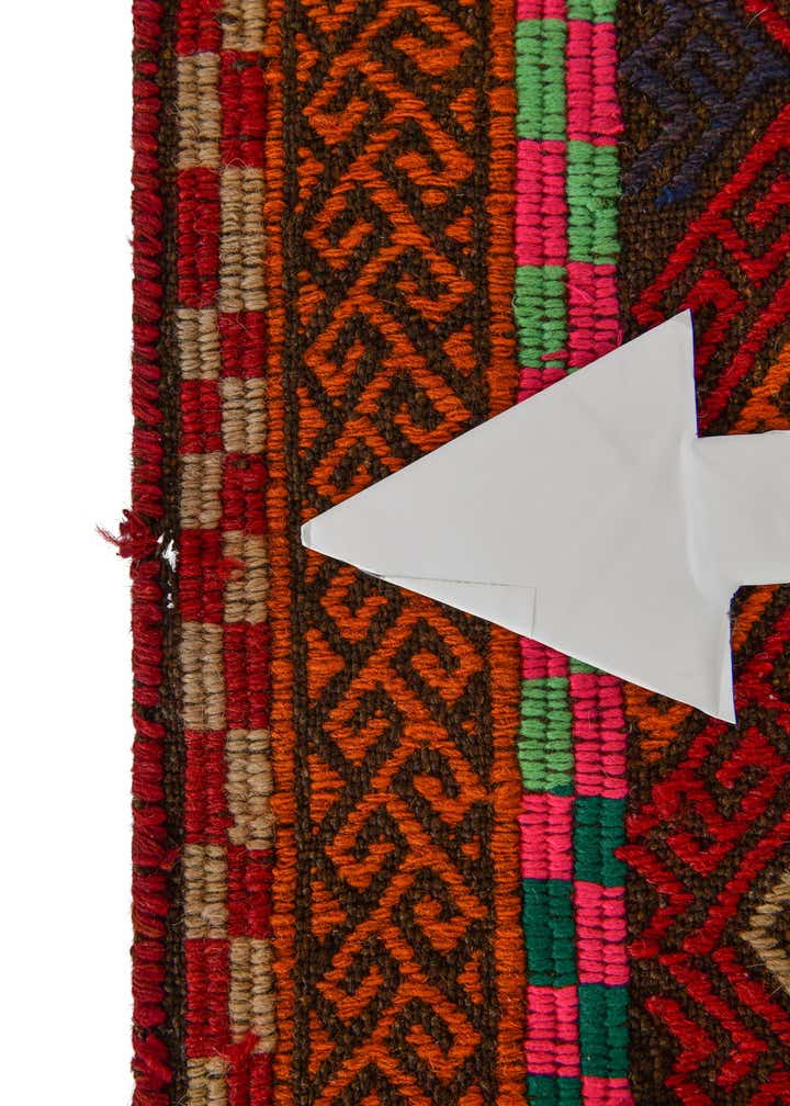 2' 2 x 7' 5 Hand Knotted Kilim Fars Persian Wool Runner Rug