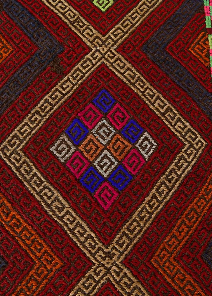 2' 2 x 7' 5 Hand Knotted Kilim Fars Persian Wool Runner Rug