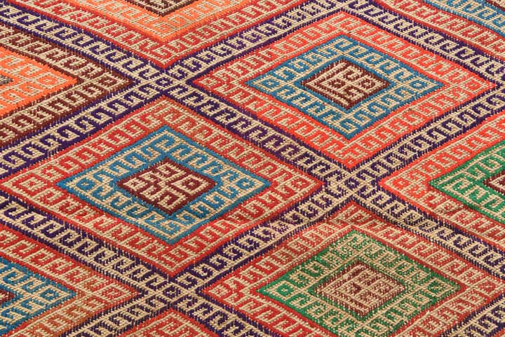 2' x 9' 9 Hand Knotted Kilim Fars Persian Wool Runner Rug