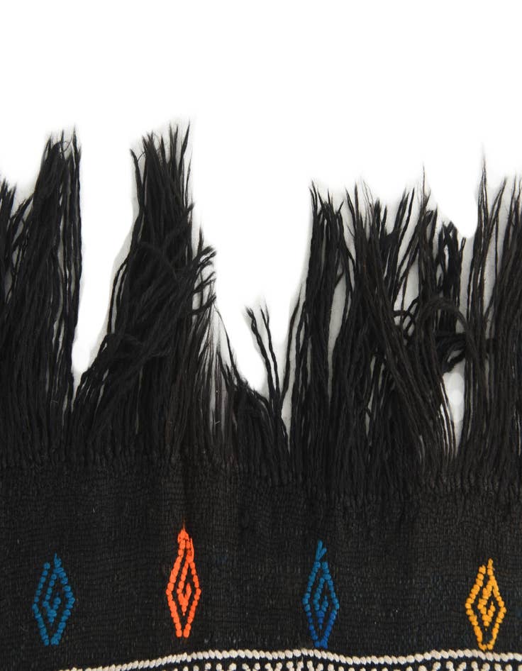 Detail image of 2' 10 x 8' 9  Hand Knotted Kilim Fars Persian Wool Runner Rug