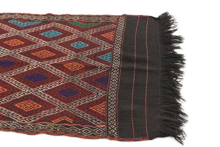 2' 5 x 8' 6 Hand Knotted Kilim Fars Persian Wool Runner Rug