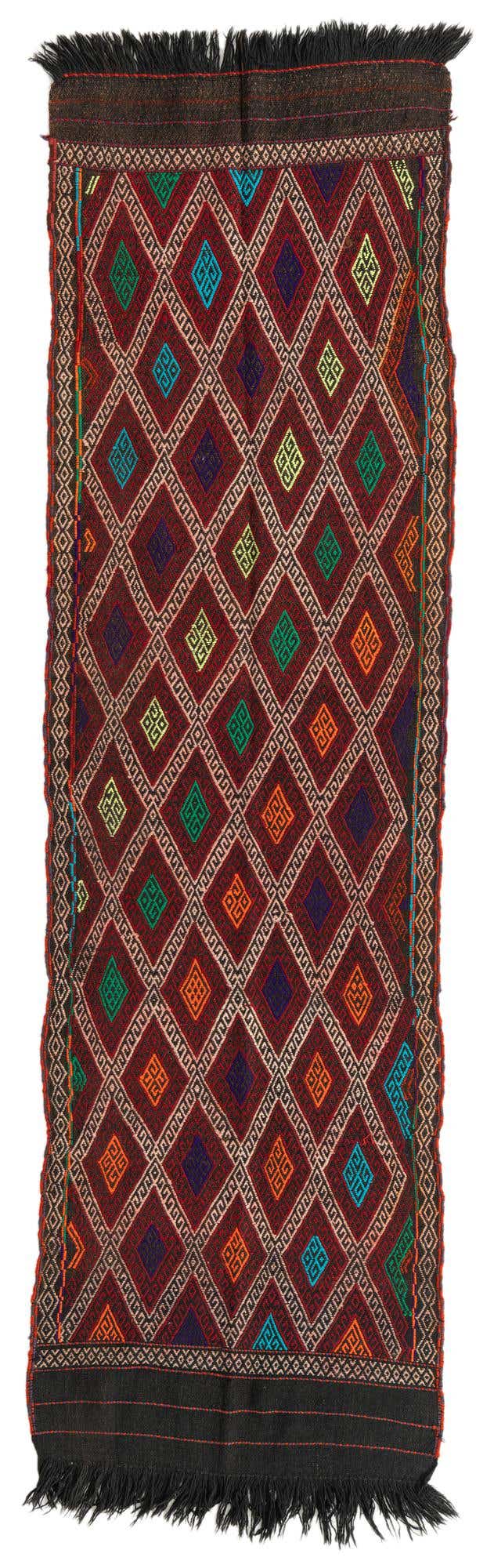 2' 5 x 8' 6 Hand Knotted Kilim Fars Persian Wool Runner Rug