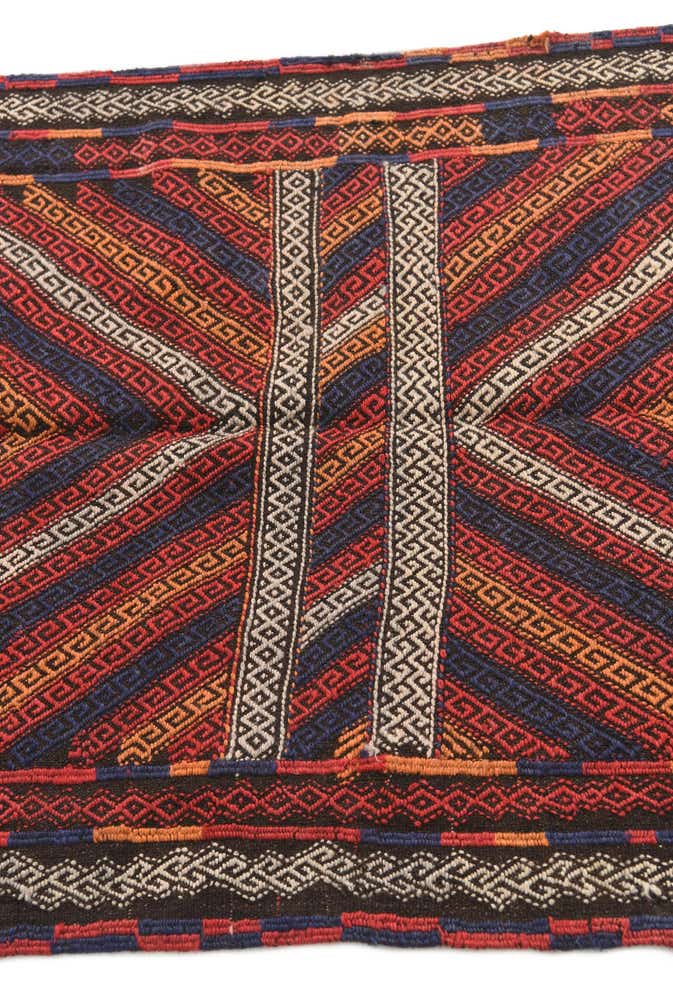 2' 7 x 10' 6 Hand Knotted Kilim Fars Persian Wool Runner Rug