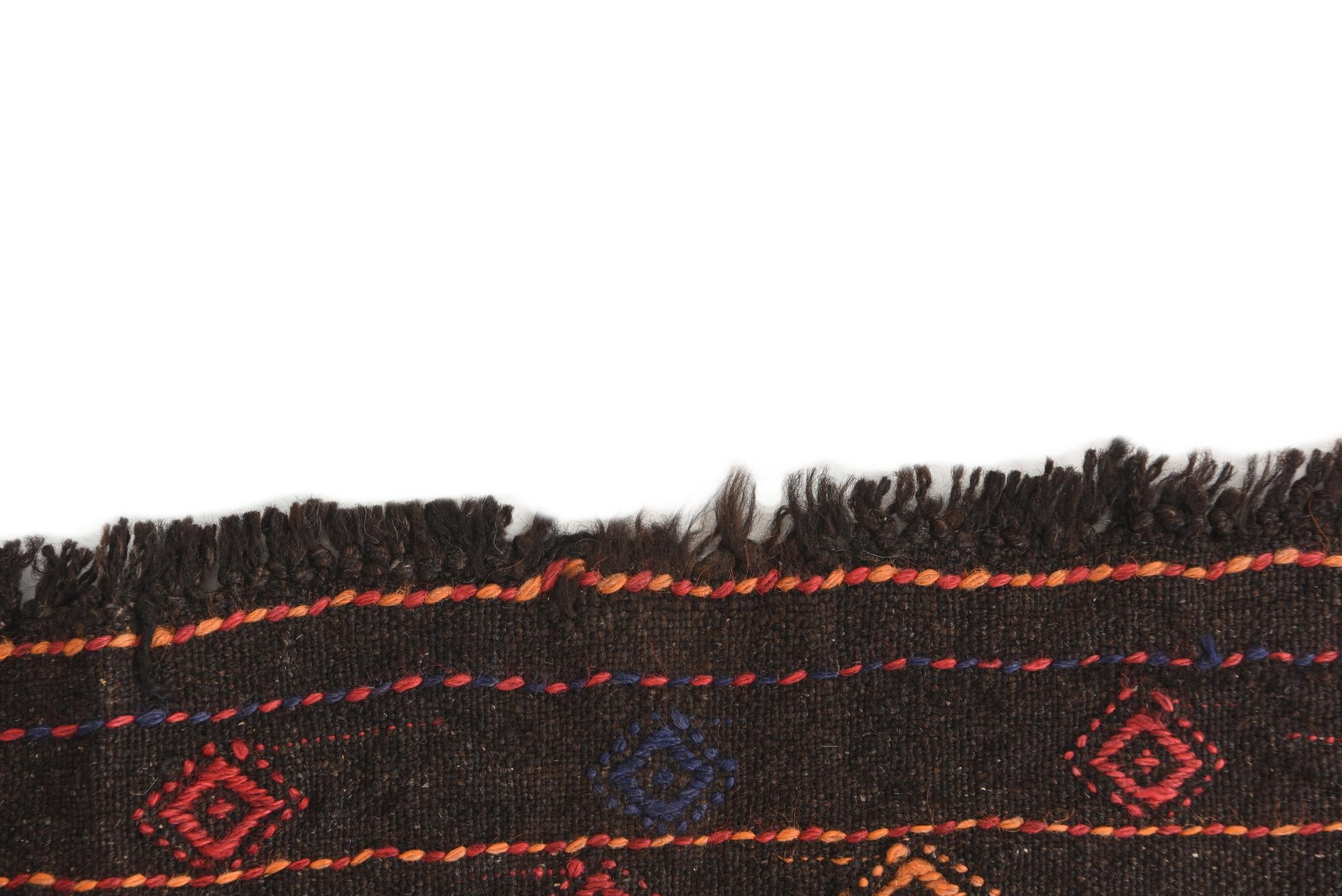 2' 7 x 10' 6 Hand Knotted Kilim Fars Persian Wool Runner Rug