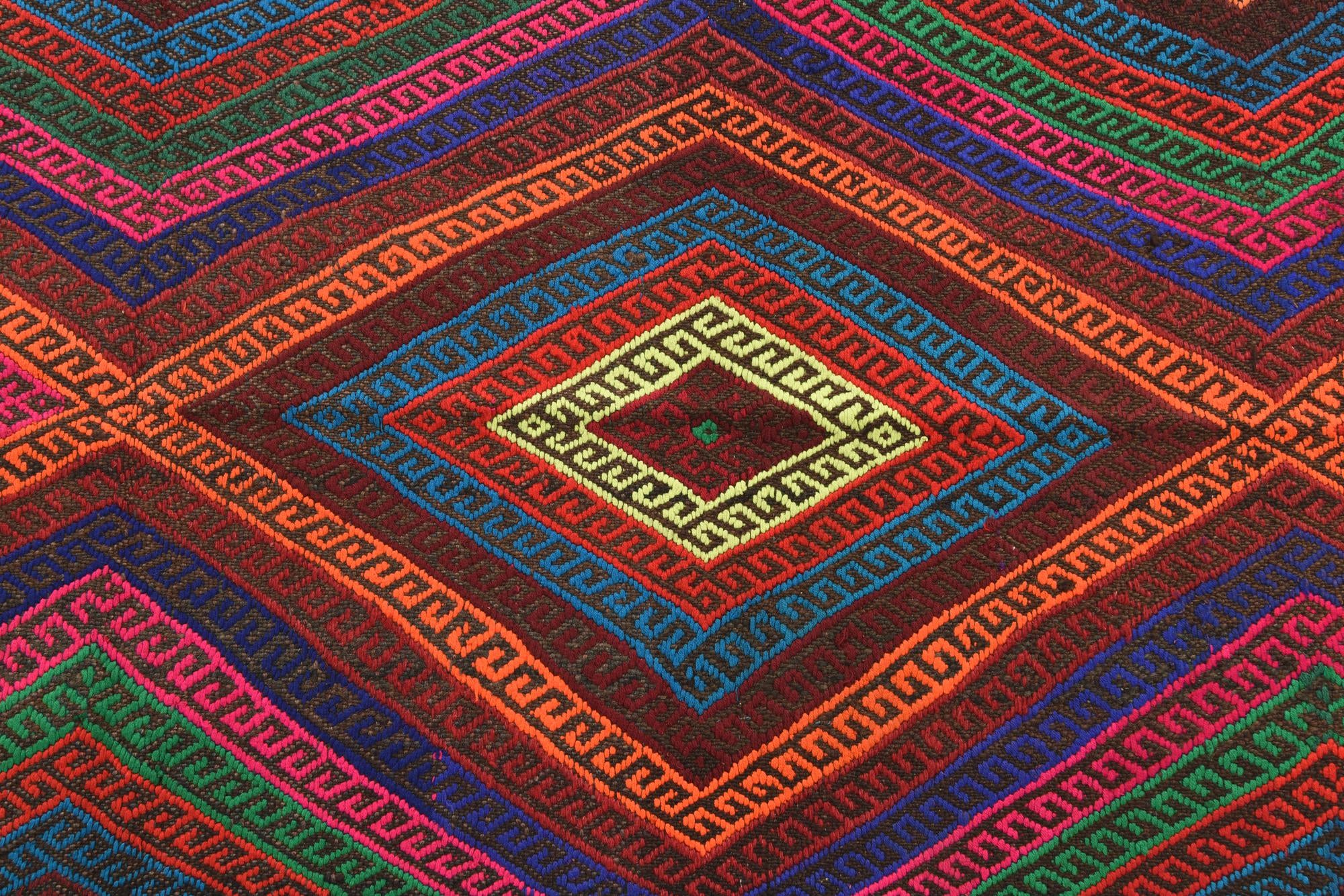 2' 5 x 9' 1 Hand Knotted Kilim Fars Persian Wool Runner Rug