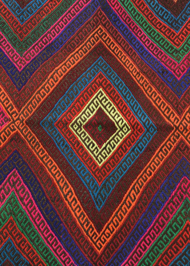 2' 5 x 9' 1 Hand Knotted Kilim Fars Persian Wool Runner Rug