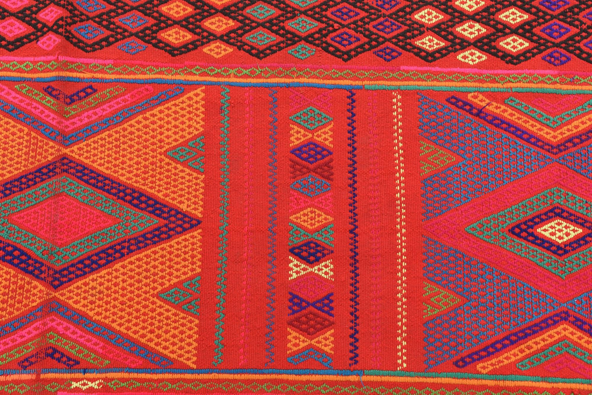 2' 6 x 8' Hand Knotted Kilim Fars Persian Wool Runner Rug