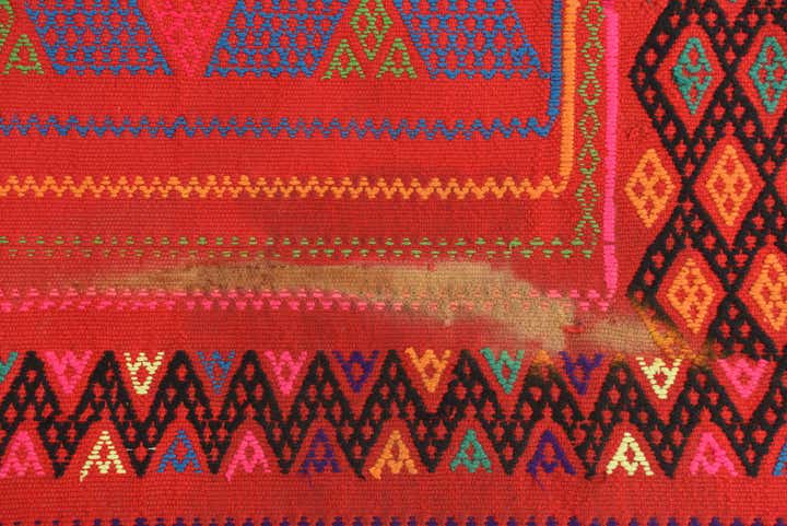 2' 6 x 8' Hand Knotted Kilim Fars Persian Wool Runner Rug