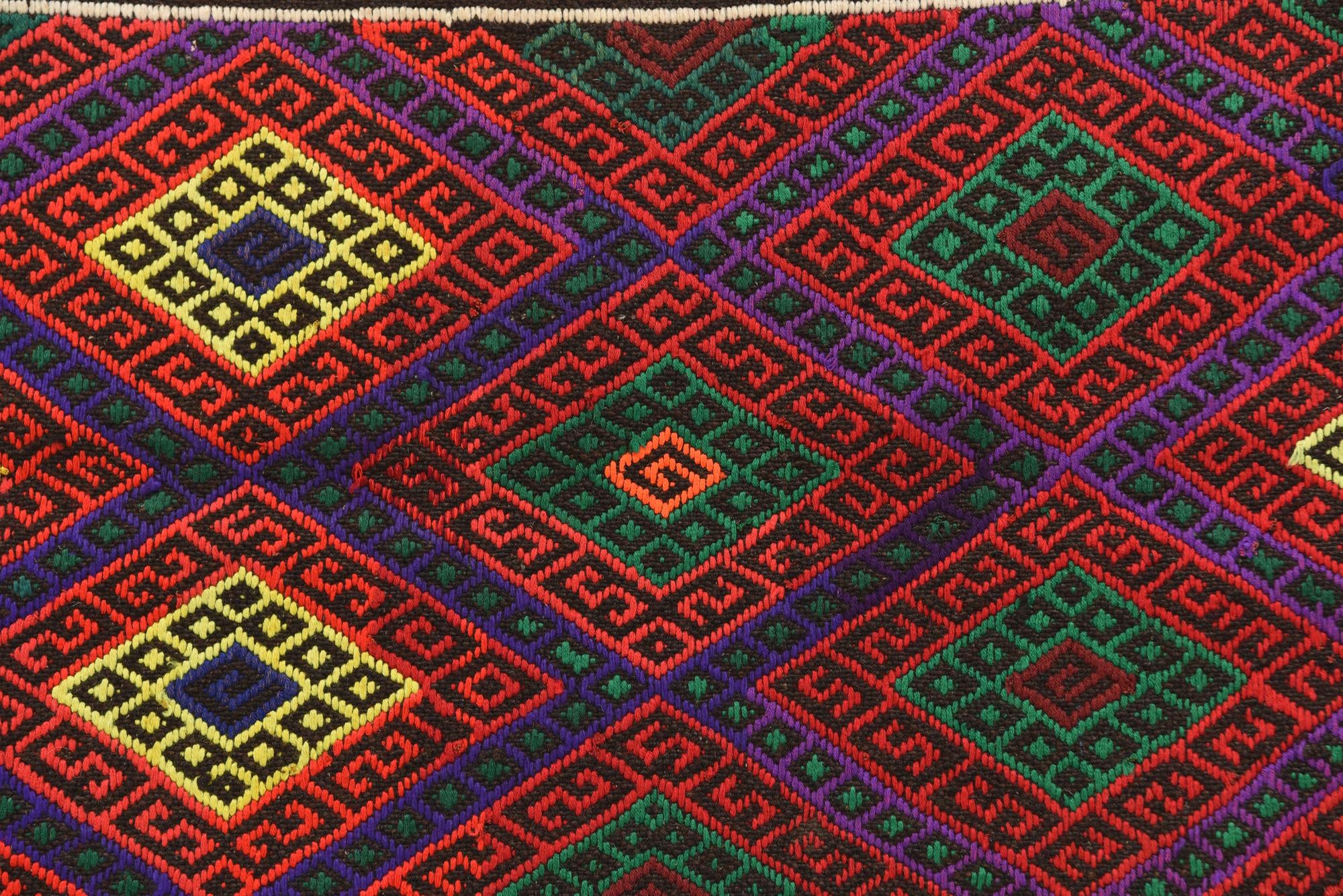 2' x 7' 9 Hand Knotted Kilim Fars Persian Wool Runner Rug