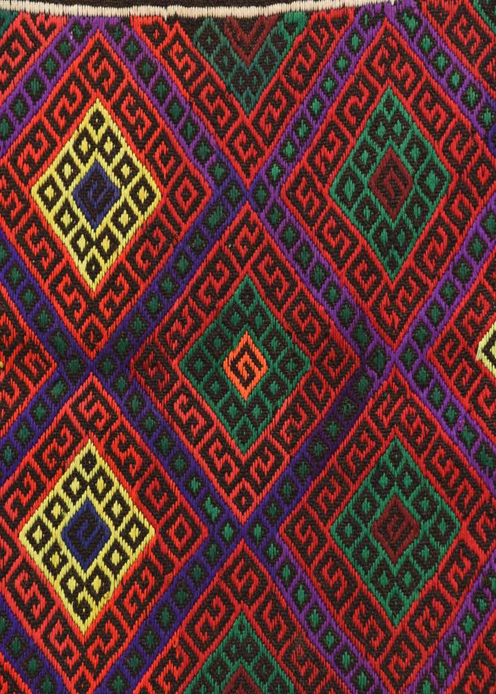 2' x 7' 9 Hand Knotted Kilim Fars Persian Wool Runner Rug