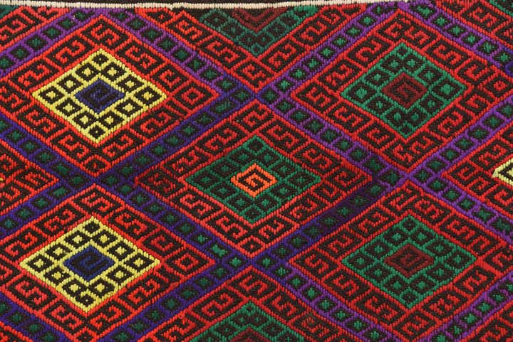 2' x 7' 9 Hand Knotted Kilim Fars Persian Wool Runner Rug