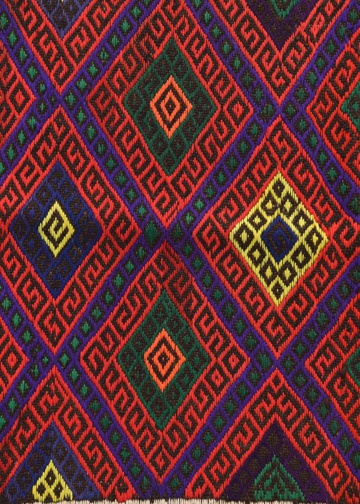 2' x 7' 9 Hand Knotted Kilim Fars Persian Wool Runner Rug