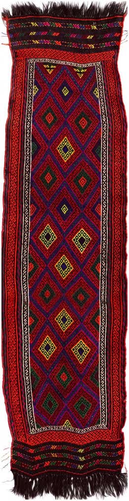 2' x 7' 9 Hand Knotted Kilim Fars Persian Wool Runner Rug