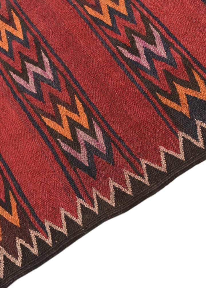 4' x 15' Hand Woven Kilim Fars Wool Runner Rug