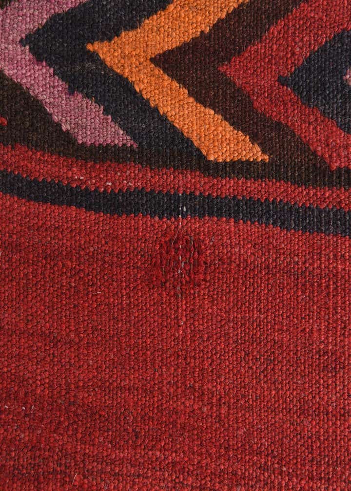 4' x 15' Hand Woven Kilim Fars Wool Runner Rug