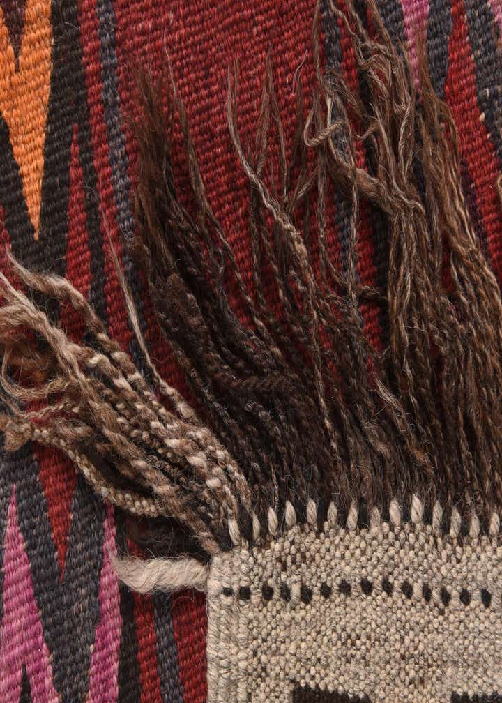 4' x 15' Hand Woven Kilim Fars Wool Runner Rug