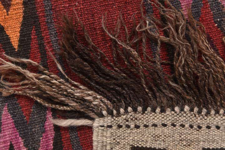 4' x 15' Hand Woven Kilim Fars Wool Runner Rug