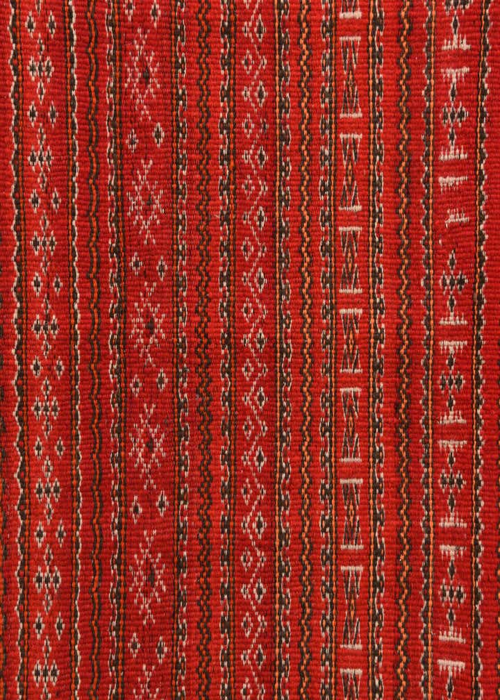 3' 3 x 8' 5 Hand Woven Kilim Fars Wool Runner Rug