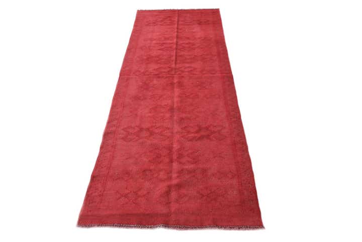 2' 7 x 7' 11 Hand Woven Kilim Fars Runner Rug