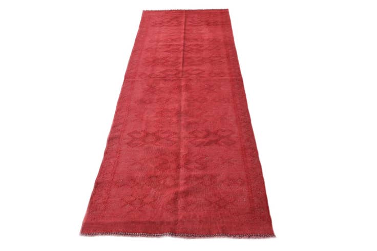 Detail image of 2' 7 x 7' 11 Hand Woven Kilim Fars Runner Rug