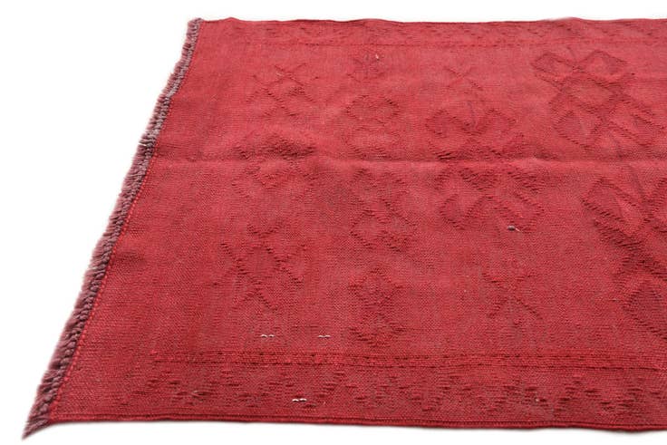 Detail image of 2' 7 x 7' 11 Hand Woven Kilim Fars Runner Rug
