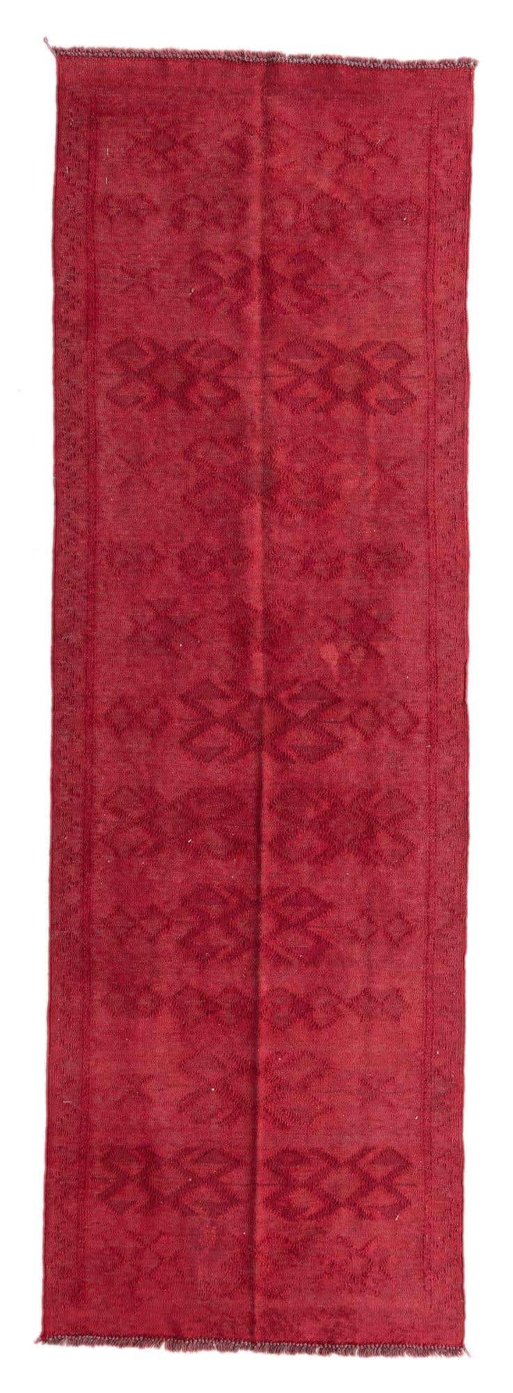 2' 7 x 7' 11 Hand Woven Kilim Fars Runner Rug