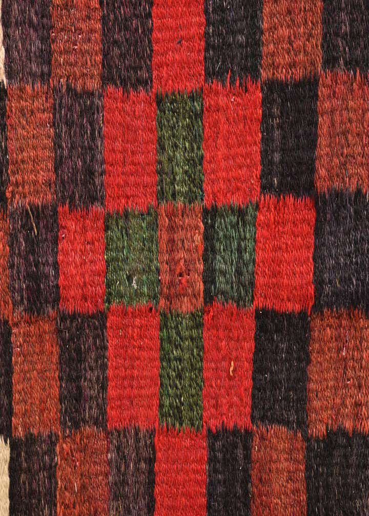 5' 3 x 10' Hand Woven Kilim Fars Wool Runner Rug