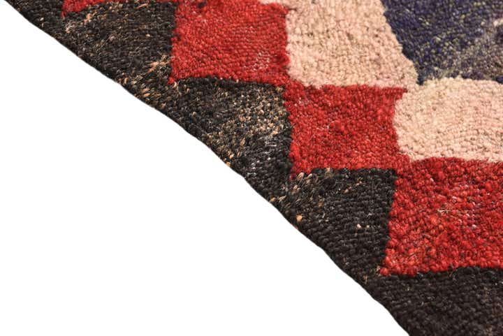 4' 10 x 9' 3 Hand Woven Kilim Fars Wool Runner Rug