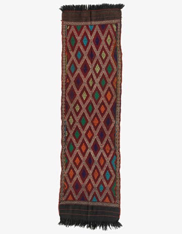 2' 5 x 8' 6 Hand Knotted Kilim Fars Persian Wool Runner Rug