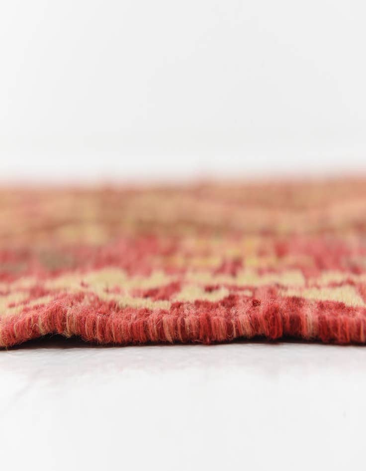 Detail image of 3' 3 x 6' 9 Hand Woven Kilim Maymana Wool Runner Rug