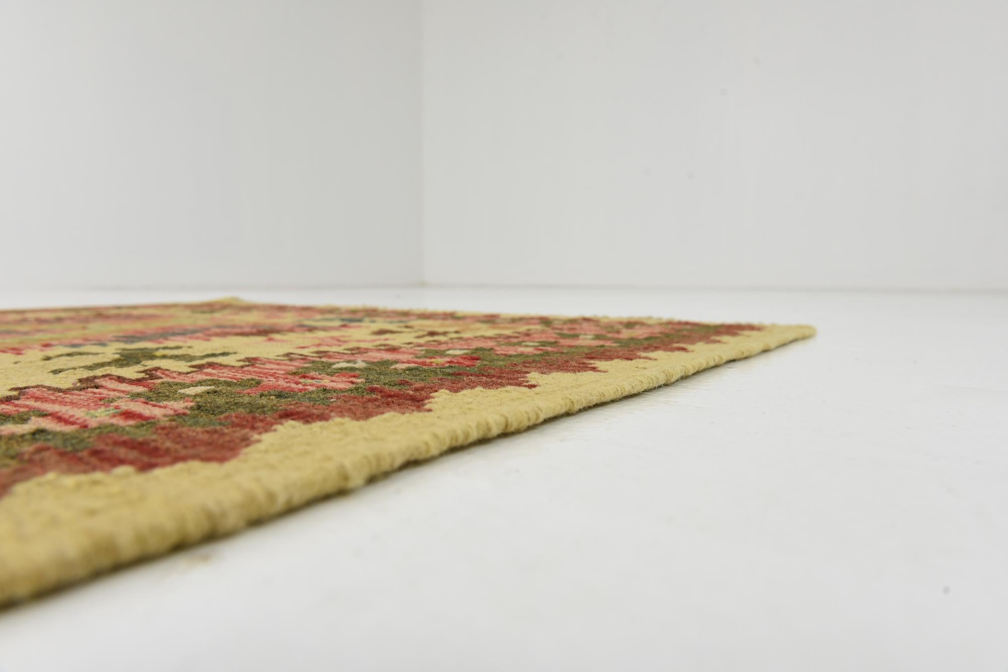 100cm x 195cm Tejido a mano Kilim Maymana Alfombra Lana Pasillera
