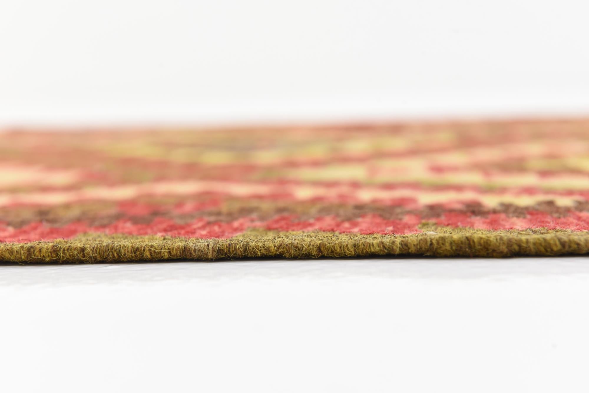 3' 2 x 6' 7 Hand Woven Kilim Maymana Wool Runner Rug