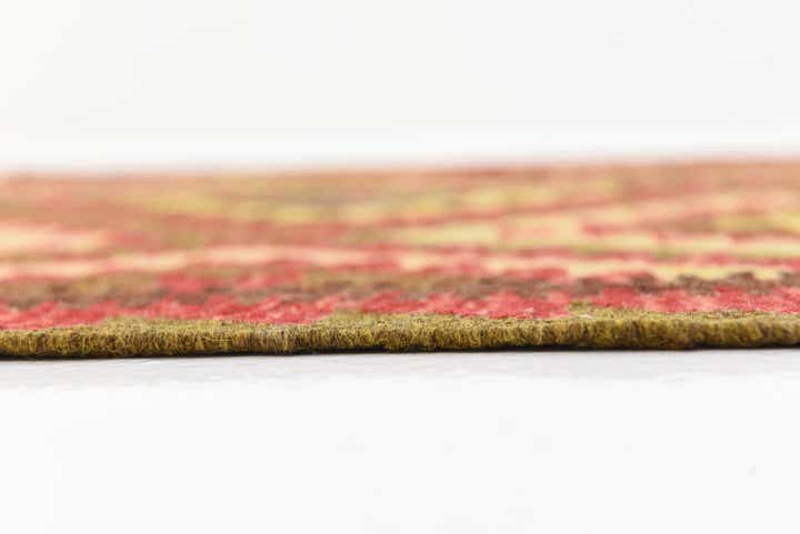 3' 2 x 6' 7 Hand Woven Kilim Maymana Wool Runner Rug
