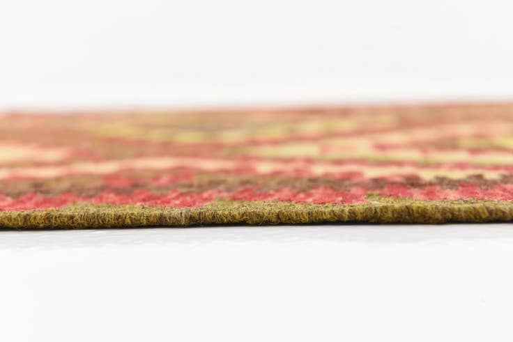 Detail image of 3' 2 x 6' 7 Hand Woven Kilim Maymana Wool Runner Rug