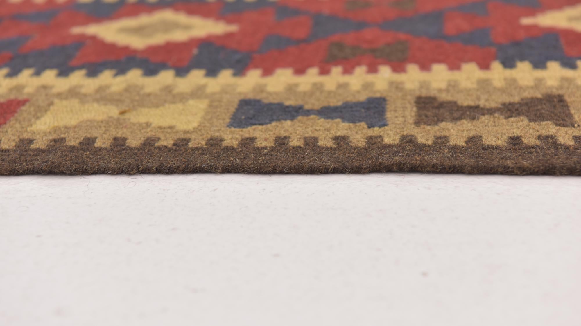 60cm x 190cm Tejido a mano Kilim Maymana Alfombra Lana Pasillera